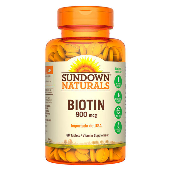 BIOTIN 900 MG 60 TABLETAS