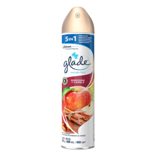 AMBIENT.GLADE SPR.MANZANA CANELA 400 ML