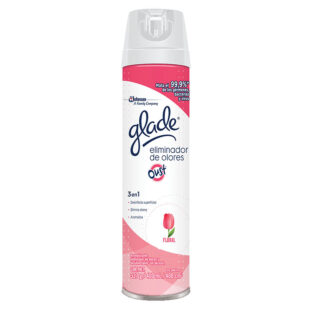 ELIMINADOR OLOR.GLADE OUST FLORAL 400 ML