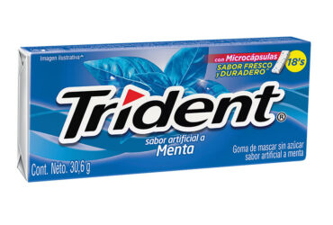 CHICLE TRIDENT EVUP MENTA 12 UND