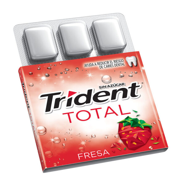 CHICLE TRIDENT TOTAL FRESA 16 UDS