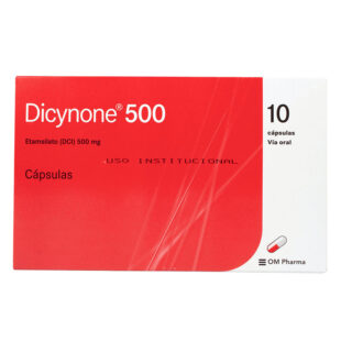DICYNONE 500 MG 10 CAPSULAS