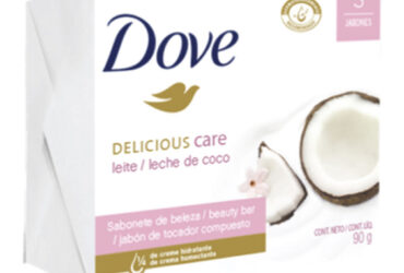 3 JAB.DOVE LECHE DE COCO 90 GR