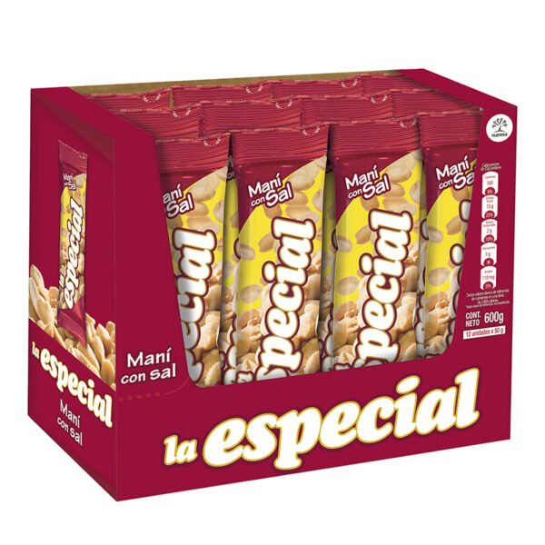 MANI SALADO LA ESPECIAL 50 GR 12 UDS