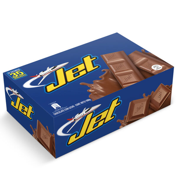 CHOCOLATINA JET 30 GR 35 UND LECHE 1210