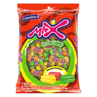 CARAMELO MAX FRUTACIDAS 100 UND