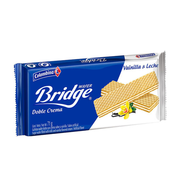 GALLETAS WAFFER BRIDGE VAINILLA 71 GR