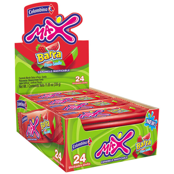MAX BARRA FRESA SANDIA 336 GR. 24 UDS