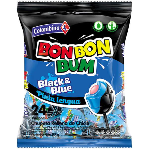 BON BON BUM BLACK BLUE 24 UDS