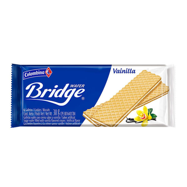 GALLETA BRIDGE VAINILLA 10 UND