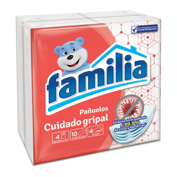 PANUELOS FAMILIA CUIDADO GRIPAL 4 UND
