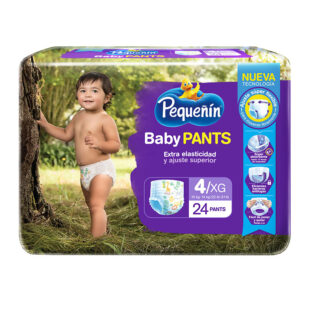 PAN.PEQUENIN BABY PANTS ET.4XG 24 UNDS