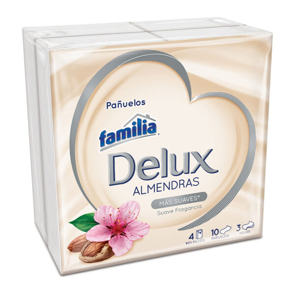 PANUELOS FAMILIA DELUX ALMENDRA 4 UDS