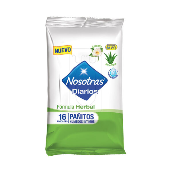 PANITOS NOSOTRAS HUMEDOS INTIMOS 16 UND