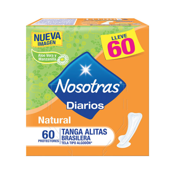 PROT.NOSOTRAS NATURAL TANGA 60 UDS
