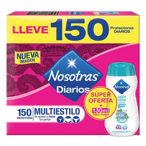 PROT.NOSOTRAS DIAR.MUL.150UD+J.INT.110ML
