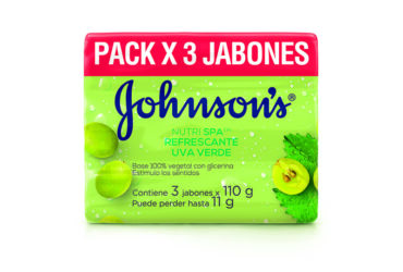 3 JABON JJ ADULTO UVA VERDE 110 GR