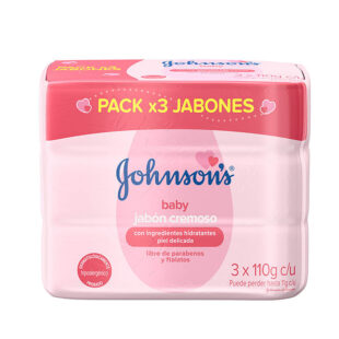 3 JABON JJ BABY HUMECTANTE 125 GR P.ESP