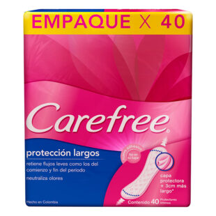 PROT.CAREFREE PROTECCION LARGOS 40 UDS