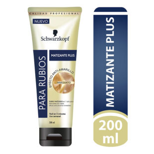 MATIZANTE SCHWARZKOPF PLUS RUBIO 200 ML