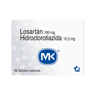 LOSARTAN HCT 100/12.5 MG 15 TBS MK