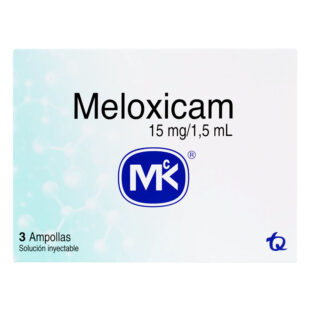 MELOXICAM 15 MG 3 AMPOLLAS MK