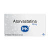 ATORVASTATINA 20 MG 10 TABLETAS MK
