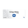 GINKGO BILOBA 40 MG 20 TABLETAS MK