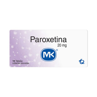 PAROXETINA 20 MG 10 TABLETAS MK