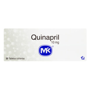 QUINAPRIL 10 MG 20 TABLETAS MK