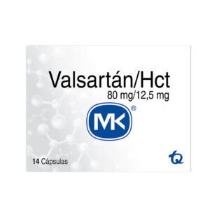VALSARTAN+HCT 80 MG 14 CAPSULAS MK