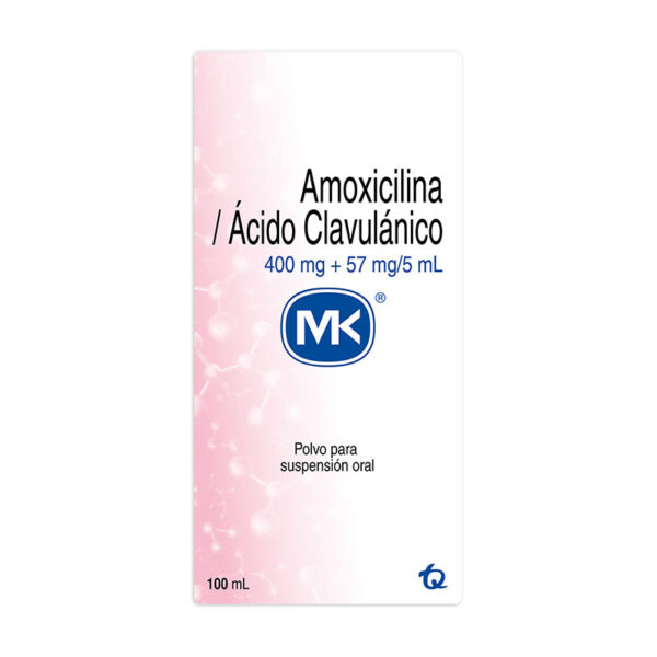 AMOXICILIN 400 MG+A.CLAV 57 MG 100 ML MK