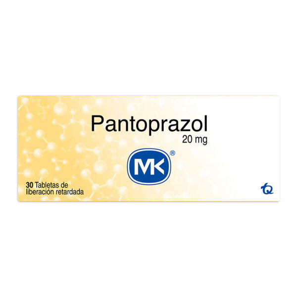 PANTOPRAZOL 20 MG 30 TABLETAS MK(PAE)