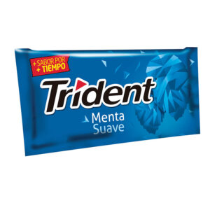 CHICLE TRIDENT MENTA 18 UDS