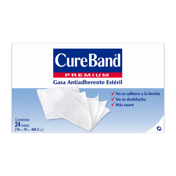 GASA CURE BAND ESTERIL 10X10 PLEG.X 24 U