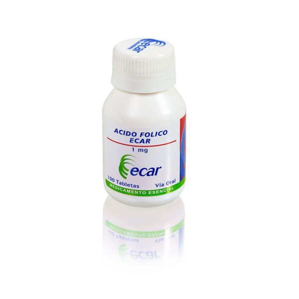 ACIDO FOLICO 1 MG 100 TABLETAS EC