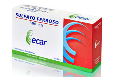 SULFATO FERROSO 300 MG 250 TABLETAS EC