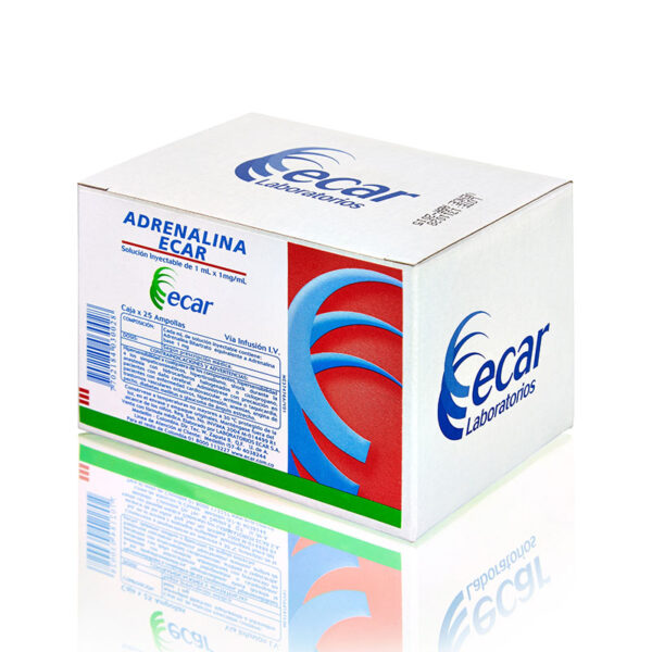 ADRENALINA 1 ML 25 AMPOLLAS EC