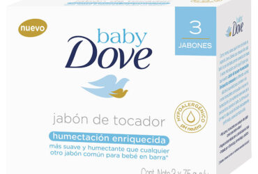 3 JABONES DOVE BABY HUMECTACI.ENRI.75 GR