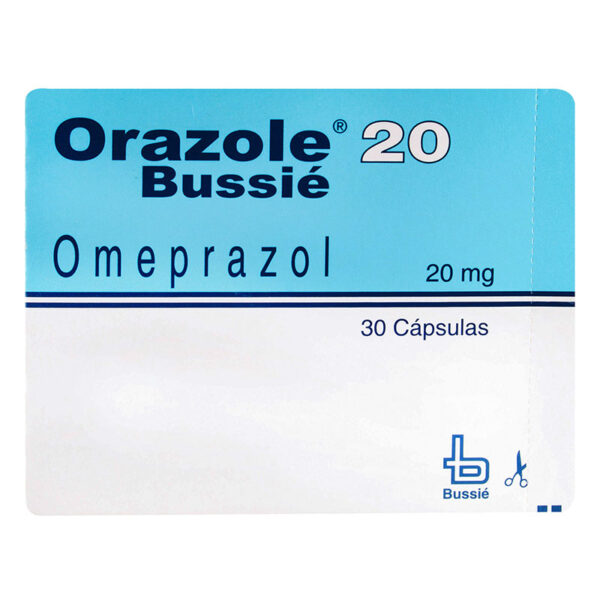 ORAZOLE 20 MG 30 CAPSULAS