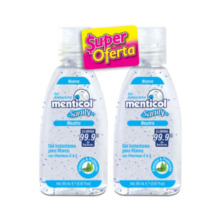 2 GEL MENTICOL SANITY A.NEUTRO 85ML P.E