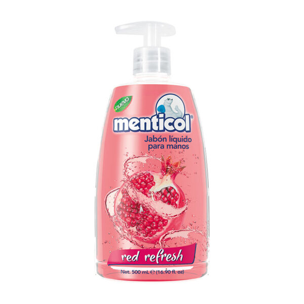 JAB.LIQ.MENTICOL VALVULA RED FRESH 500ML
