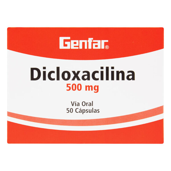 DICLOXACILINA 500 MG 50 CAPSULAS GF
