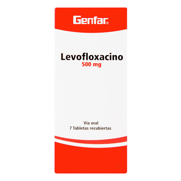 LEVOFLOXACINO 500 MG 7 TABLETAS GF