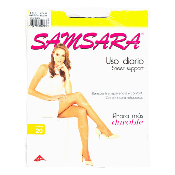 MEDIAS SAMSARA SHEER SUPPOR M AZUL