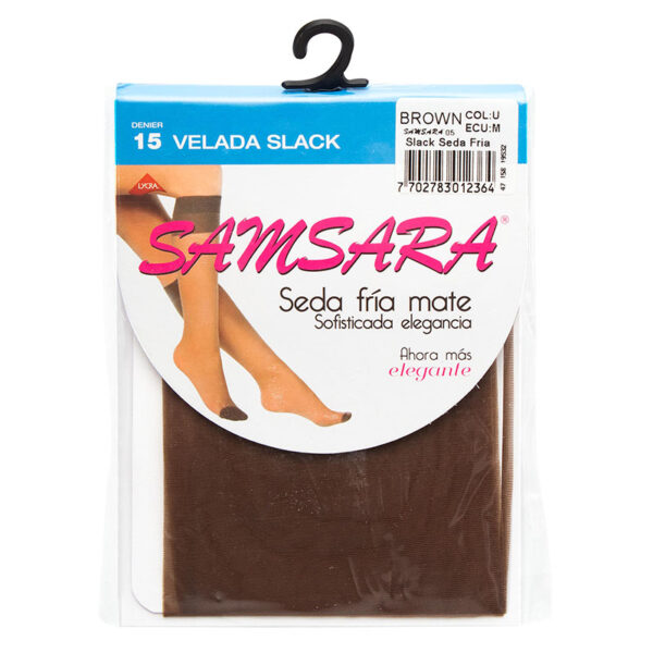 MEDIAS SAMSARA SLACK SEDA FRIA BROWN