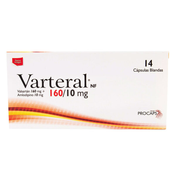 VARTERAL 160/10MG 14 CAPSULAS BLANDAS(A)