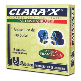 CLARAX TABLETAS MASTICABLES X 12 MEN.FR.