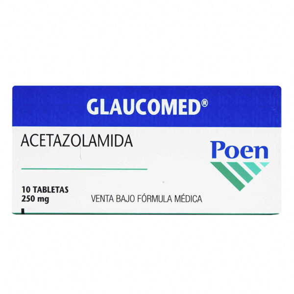 GLAUCOMED 250 MG 10 TABLETAS