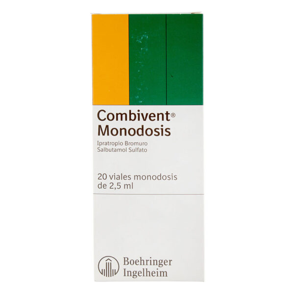 COMBIVENT MONODOSIS 2.5 ML 20 VIALES